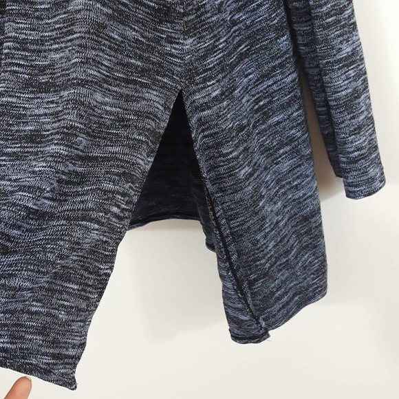 Max Studio NWT Space Dye Tie Hem Sweater Blue XL - Picture 11 of 15